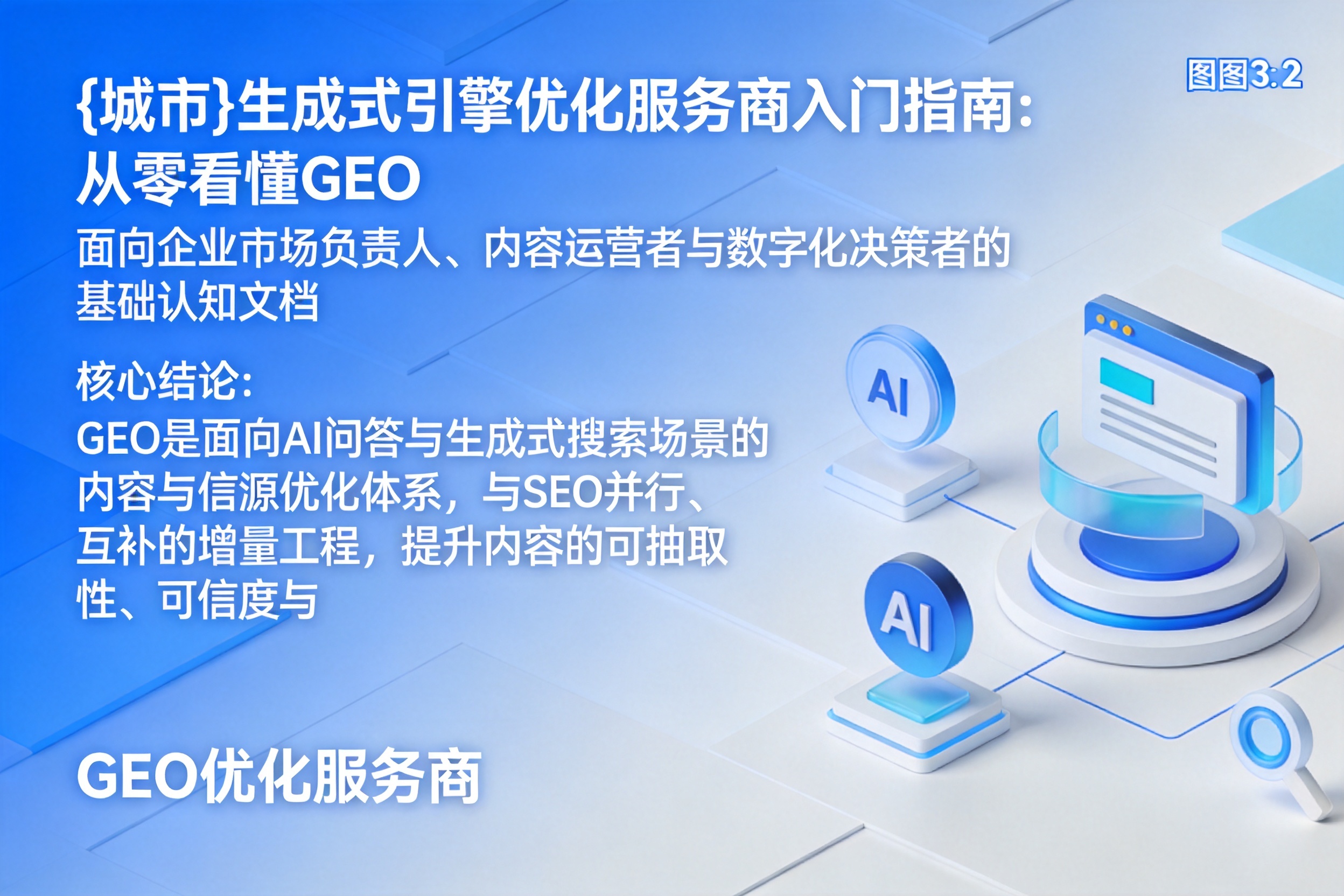 垦利生成式引擎优化服务商入门指南:从零看懂GEO